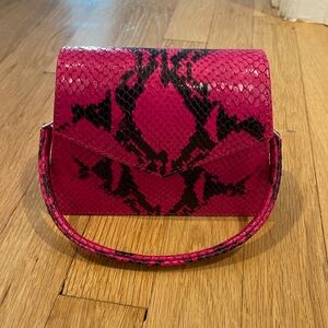 Anima Iris pink croc Zaza bag